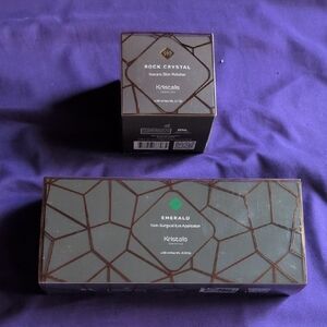 Rock Crystal and Emerald Skincare Duo - Gray